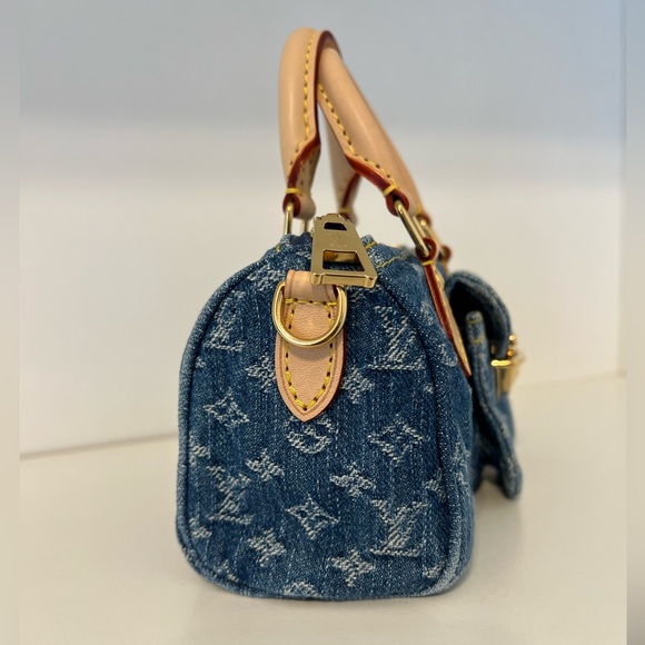 RARE Louis Vuitton Denim nano speedy - Picture 5 of 11